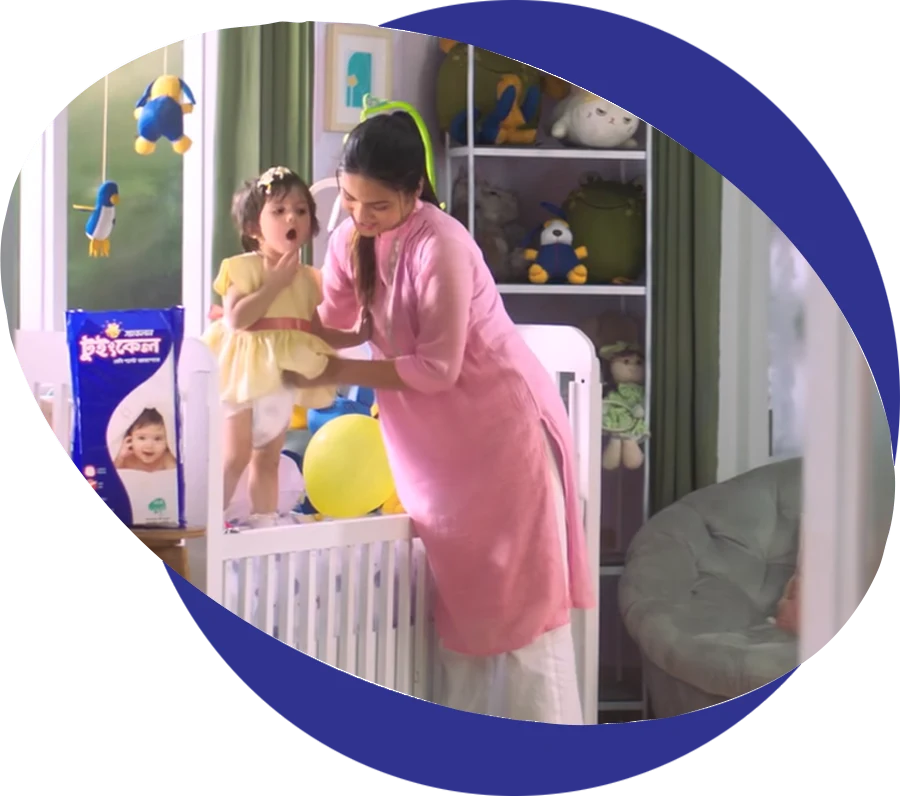 Softness and comfort to keep your little star happy and dry
